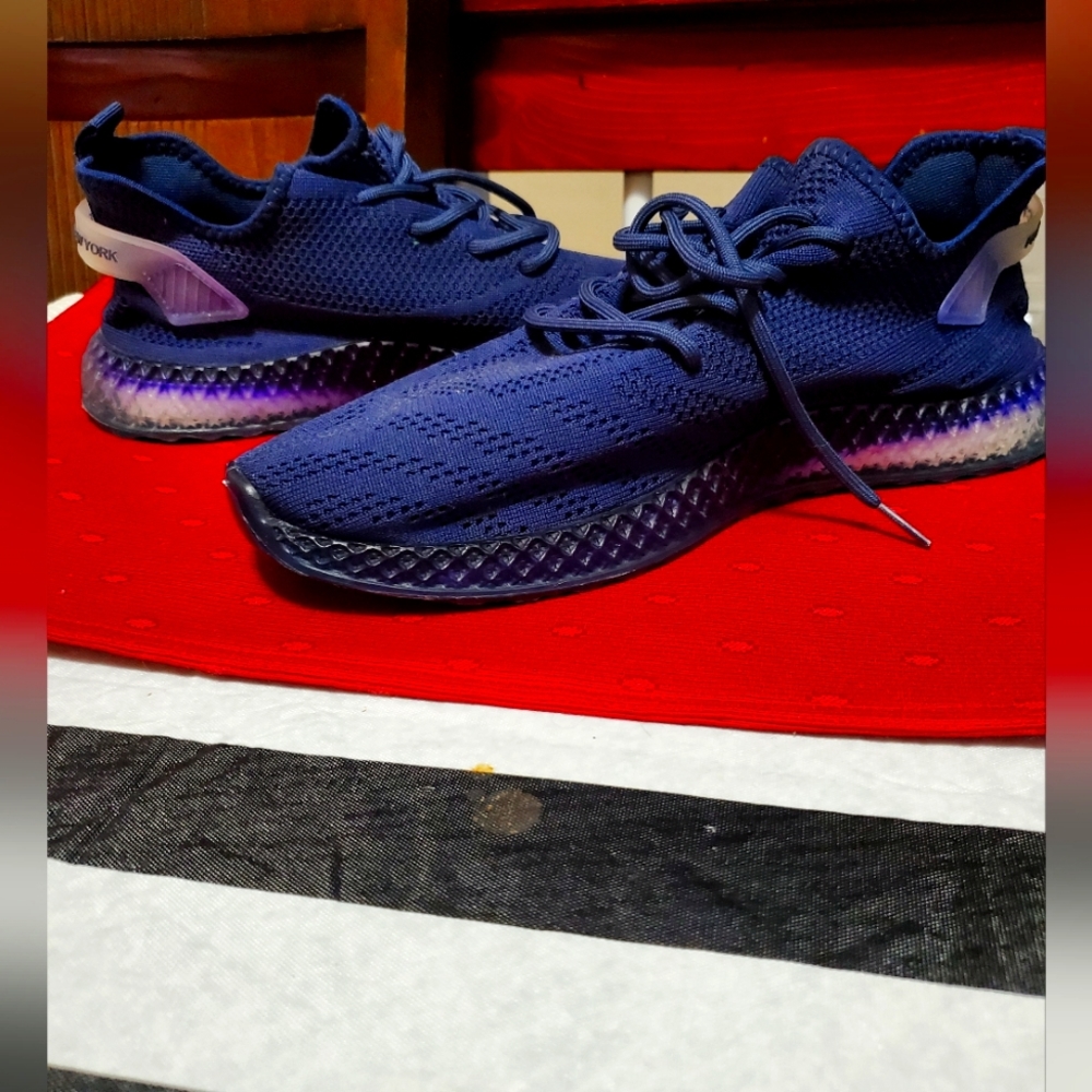 Pony Casual Athletic Comfort Shoes Blue Men's Size 12